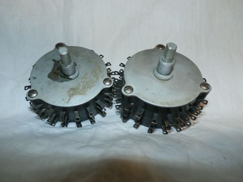 vintage rotary switches unmarked .20 position antique radio