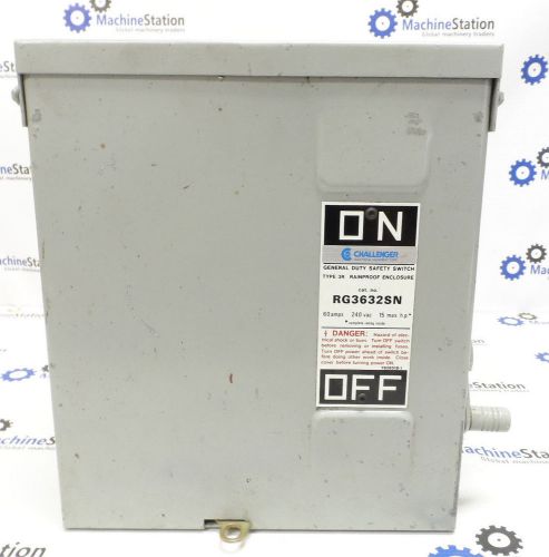 CHALLENGER ELECTRICAL GENERAL DUTY SAFETY SWITCH - 240VAC 3-PHASE 60 AMP