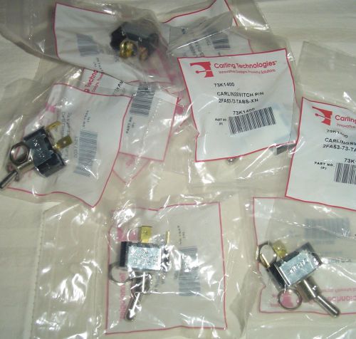 NEW~Lot of/QTY (25) Carling Toggle Switches -2FA-53-73 Marine/boat