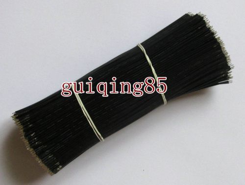 100pcs black color cord ul-1007 26awg wires 150mm / 6&#034; cable 15cm for sale