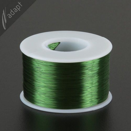 Magnet Wire, Enameled Copper, Green, 32 AWG (gauge), 155C, ~1/2 lb, 2450 ft