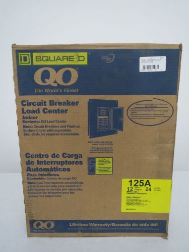 NEW SQUARE D 40299-903-01 QO INDOOR LOAD CENTER 125A DISTRIBUTION PANEL B350228