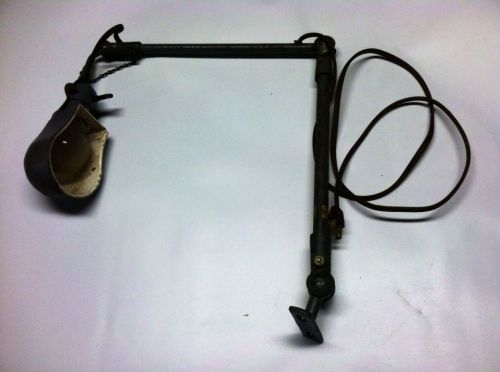 Antique Metal Industrial Pivoting lamp