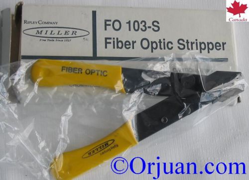 New ripley miller fiber optic stripper fo 103-s tool strip 250 from 125 micron for sale