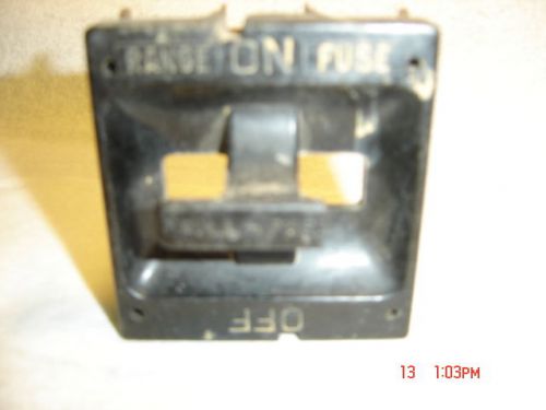 SQUARE D USED FUSE PULLOUT RANGE