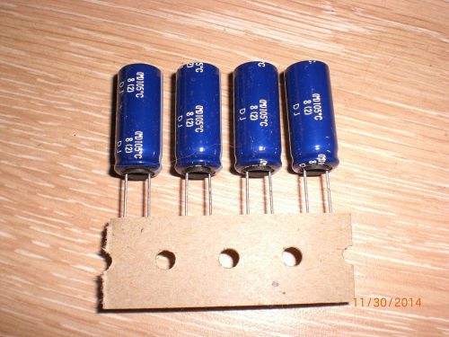 NEW 4pc NIPPON INSTRUMENTS 1500UF 10V RADIAL CAPACITOR made in Japan