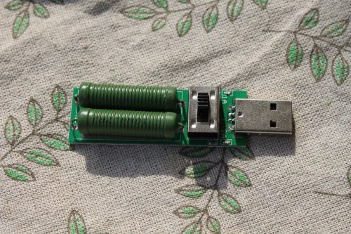 Usb mini discharge load resistor 2a/1a with switch for sale