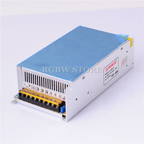 10pcs 480w 12v 40a switch led power supply transformer for led strip module cctv for sale