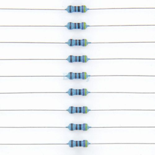 1280pcs 64 kinds Values 1ohm - 10M ohm 1/4W Metal Film Resistors Assort Kit 250V