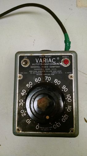 General Radio Variac W5MT