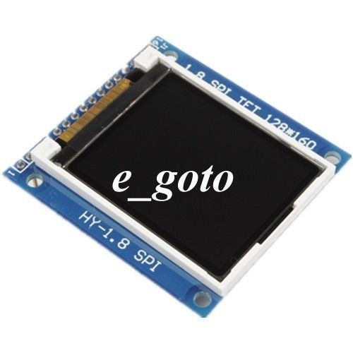 1.8&#034; Serial 128X160 TFT SPI LCD Module Display + PCB Adapter with SD Socket