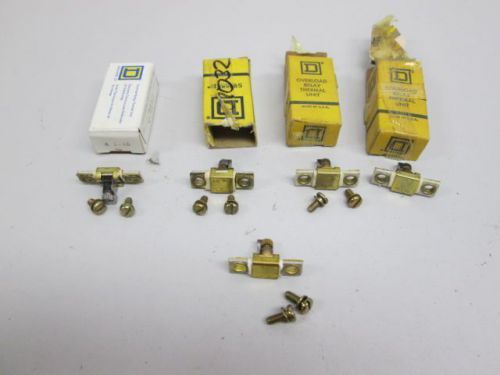 Lot 5 new square d assorted a1.16 a6.99 a2.31 thermal overload unit d257668 for sale