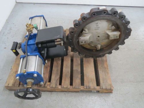 CRANE 20-1DC-21RTG FLOWSEAL PNEUMATIC 150 FLANGED 20 IN BUTTERFLY VALVE B352948