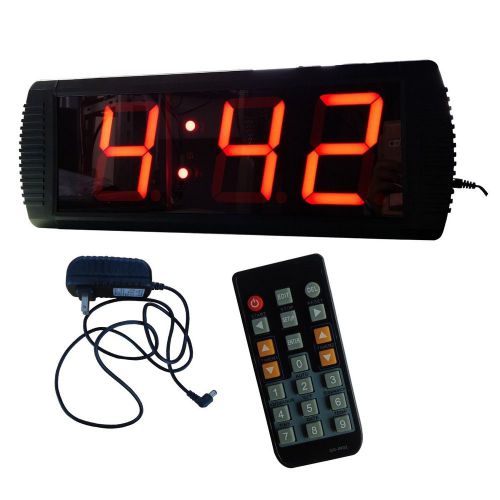 4&#034; led countdown/up timer in hrs mints max count up to 10hours ir remote control for sale