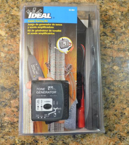 Ideal 33-864 Cable Tracing Kit Tone Generator 62-164 62-160 NEW!