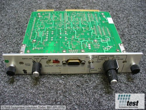 Acterna ttc jdsu 30481 dso/dsoa interface adapter for fireberd  id #23850 test for sale