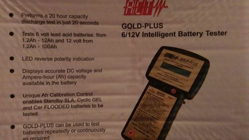 6/12 volt Intellegent Battery Tester and Gold Plus