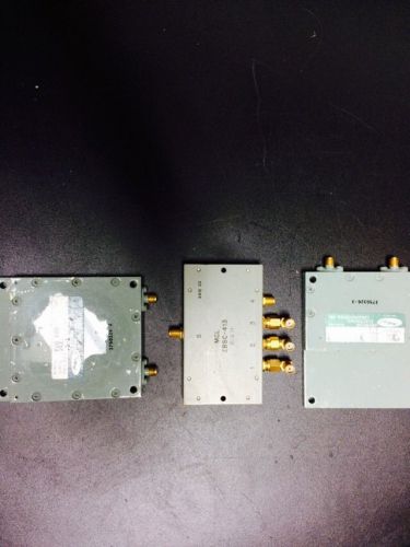 Power Splitter MCL-ZBSC 413, Models FBW100 and 101