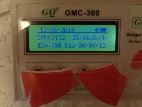 Geiger Counter Test Source - Uranium Glaze Fiestaware Chip ( Size L )