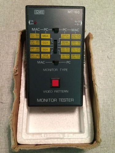 Gme mt160 - classic pc &amp; mac video test signal generator for sale