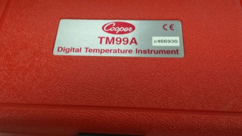 Digital Temperature instrument T M 99 A Cooper