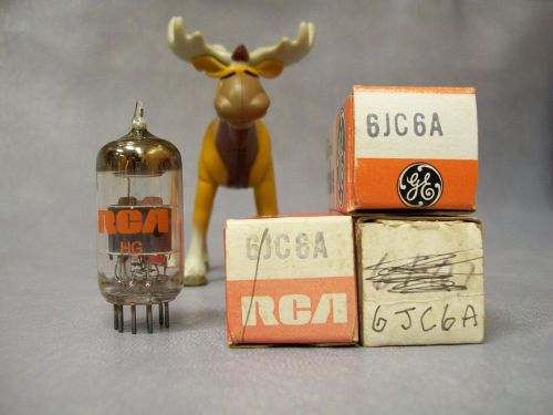 6JC6A Vacuum Tubes  Lot of 3  GE / RCA