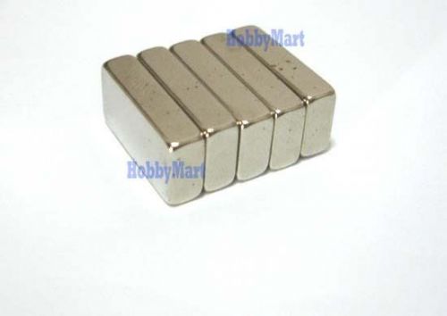 5pcs for 20 x 5 x 2mm Strong Neodymium Block Magnets N35