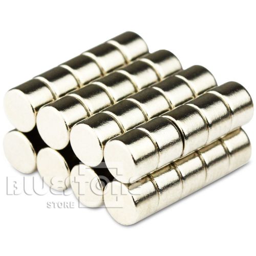 50 pcs Strong N50 Round Mini Disc Cylinder Magnets 4 * 3 mm Neodymium Rare Earth
