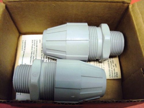 Crouse-Hinds NCGB3236 Non Metallic Cord &amp; Cable Fitting 2 INCLUDED** NEW