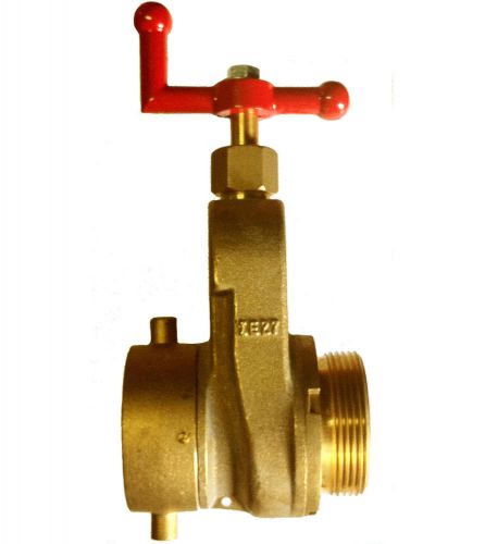 2 1/2 &#034; HYDRANT/ HOSE GATE VALVE -Female Swivel NST x  Male NST Rated 175 PSI Water