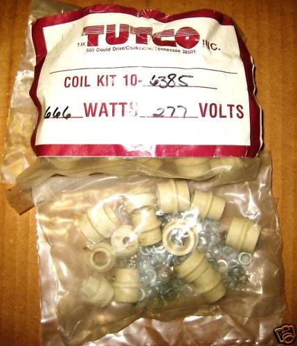 Tutco coil Kit 10-6384 3333 watts  HVAC Heater 6 bags