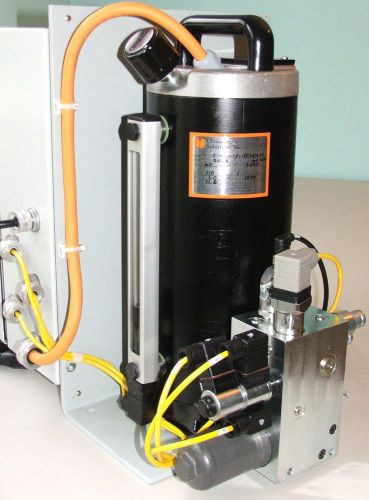 5000 psi 1-phase pump w/ valves &amp; controls sa+da clamping- enerpac, vektek hytec for sale