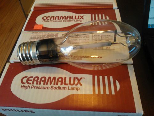 Lot of 3 Philips Ceramalux High Pressure Sodium Lamp 100W Bulb C100S54