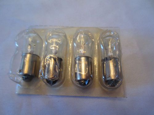 Lot of 4 General Instrument Chicago Miniature 44 CM44 GI44 Lamps Light Bulbs