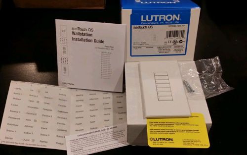 Lutron QSWS2-7BN-WH QSWS2 7 button Wall station New in box