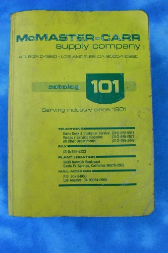 McMaster-Carr Supply Company Catalog 101 ©1995
