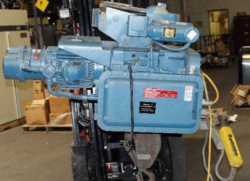 Shaw box 2-ton hoist with lift tech trolley for sale