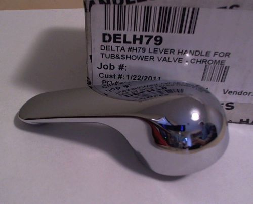 Delta Faucet H79 Single Metal Lever Handle Kit New In Box Chrome