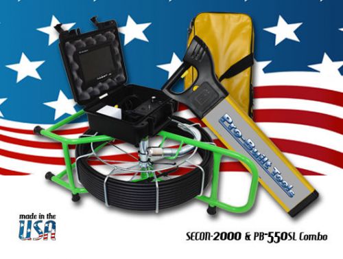 130 ft sewer video pipe drain cleaner inspection see snake camera sonde locator for sale