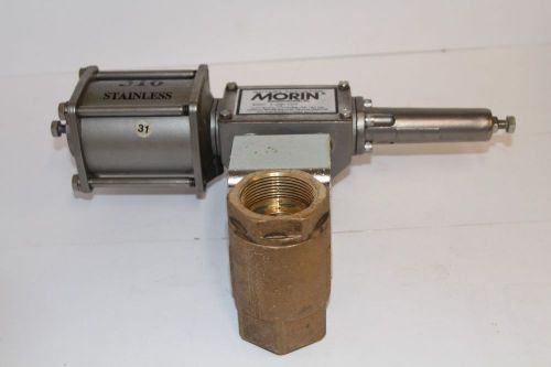 Morin rotary actuator model s-006u-d000 1-1/2&#034; hyd ctrl valve for sale