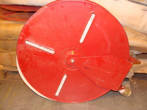 MOON AMERICAN HEAVY DUTY FIRE HOSE REEL AND HOSE 50 Ft x 1.5 In - 1430-1 USED