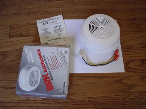 BRK ELECTRONICS IONIZATION SMOKE DETECTOR