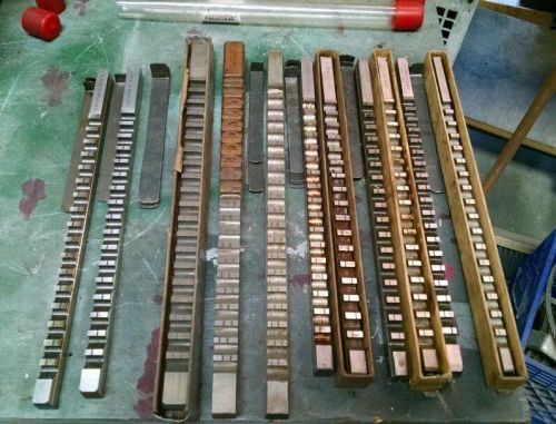 Large keyway broach lot various sizes for sale