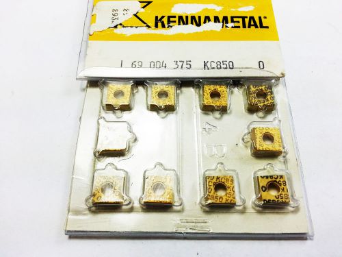 Kennametal I 69 004 375 KC850 Carbide Inserts (10 Inserts) (N 601)