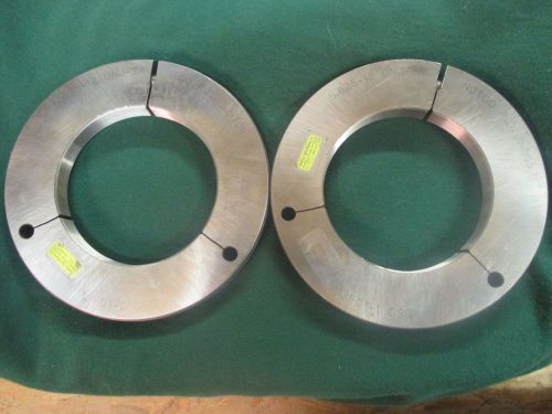 5 5/8 12 unj 3a thread ring gages go no go 5.625 u.n.j. p.d.&#039;s 5.5709 &amp; 5.5657 for sale