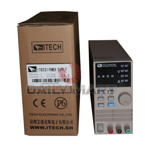 New ITECH IT6721 Affordable &amp; Reliable Digital Control Power Supply 60V 8A 180W