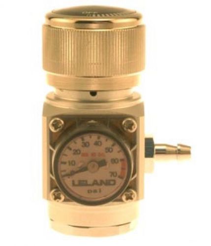 Gas Pressure Regulator, Leland PN 50033, adjustable/55psi, 5/8in, 1/4 barb out