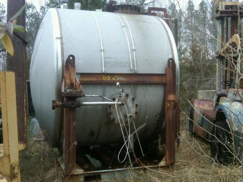 Large stainless steel liquid chemical storage tank for sale