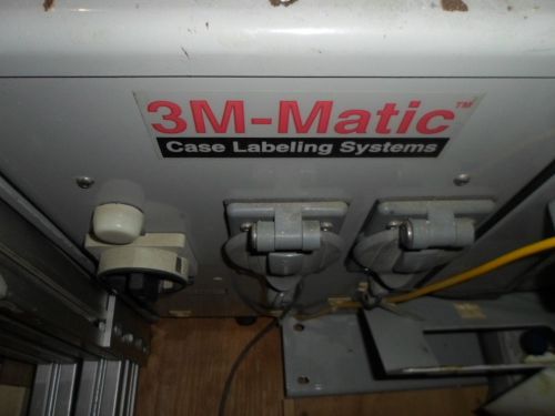 3m-matic case labeling system ps2000 l t1v3 print &amp; seal applicator for sale