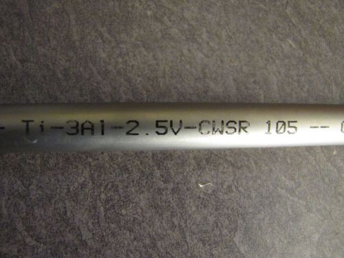 New titanium tube tubing 1/2&#034; x .026&#034; x 12&#034; or &#034;longer&#034;, alloy 3al-2.5v for sale